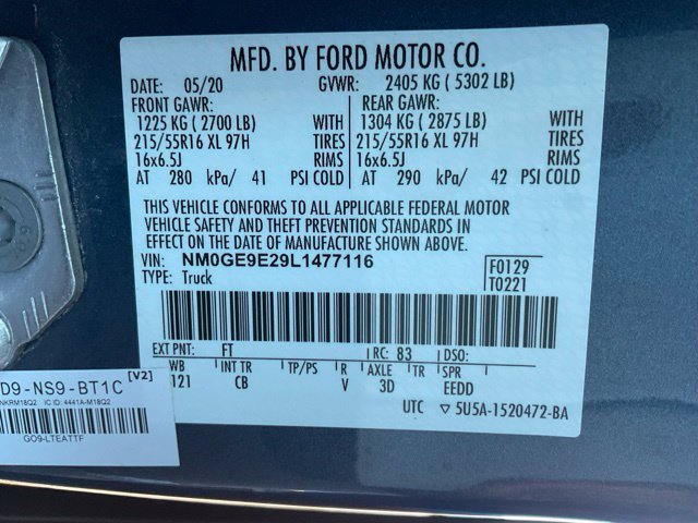 Used 2020 Ford Transit Connect XL FWD image 43