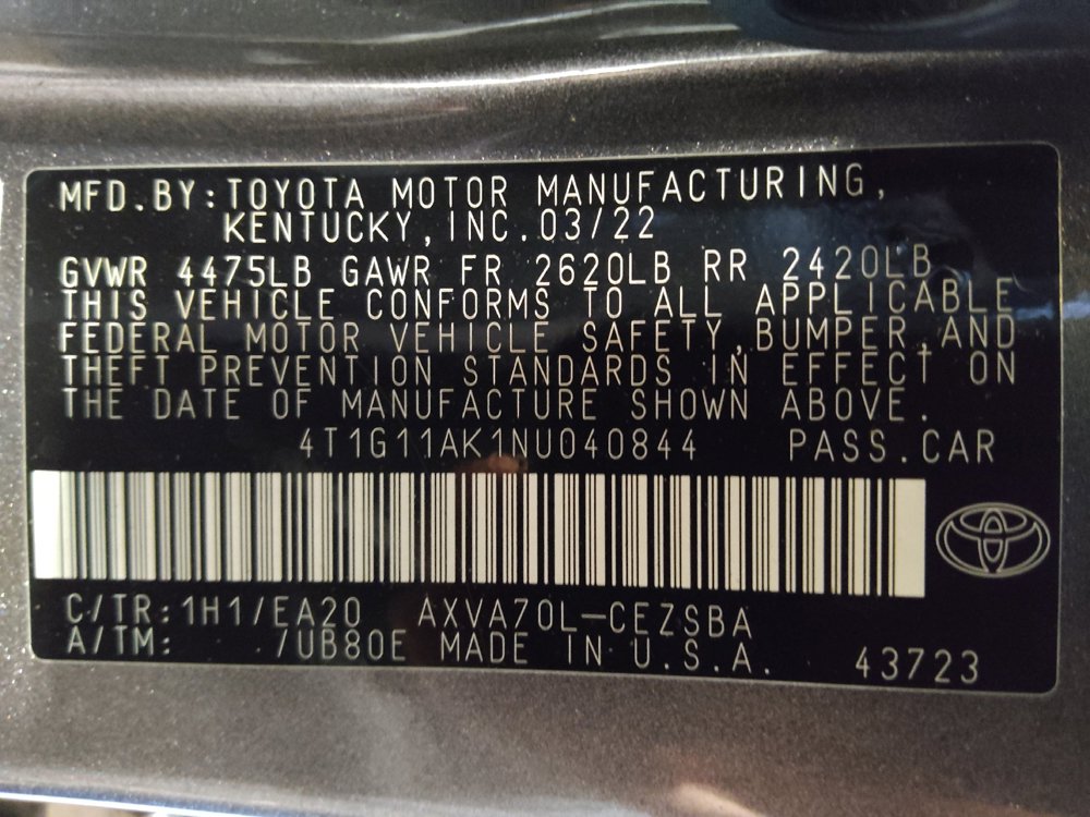 Used 2022 Toyota Camry SE FWD image 33