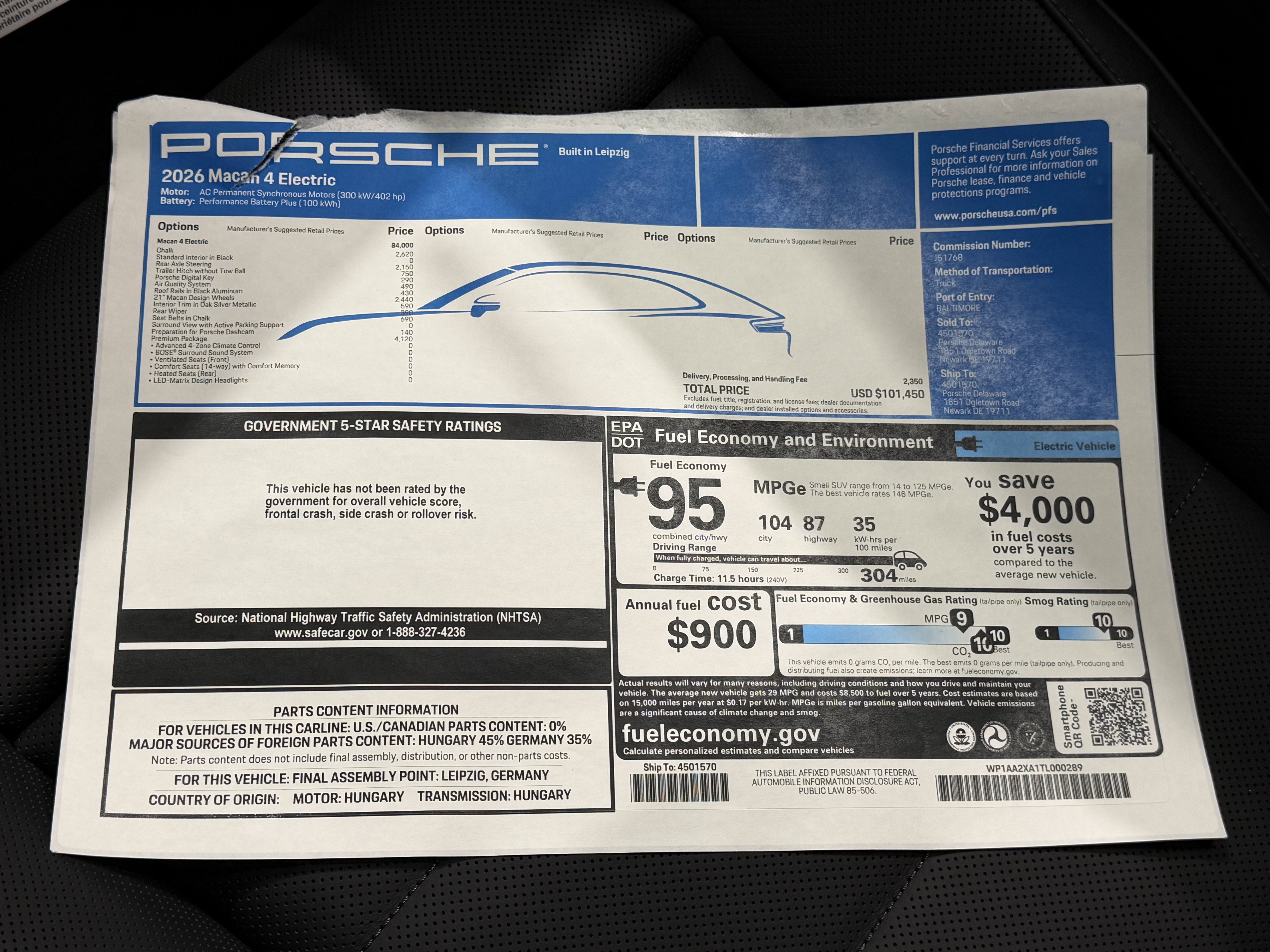 New 2026 Porsche Macan 4 Electric image 55