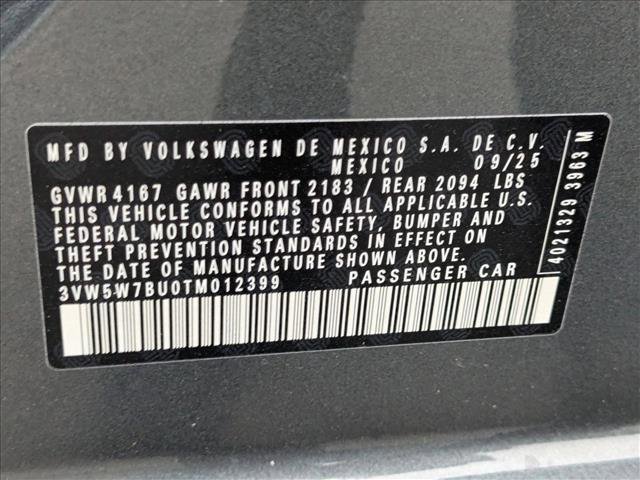 New 2026 Volkswagen Jetta S image 17