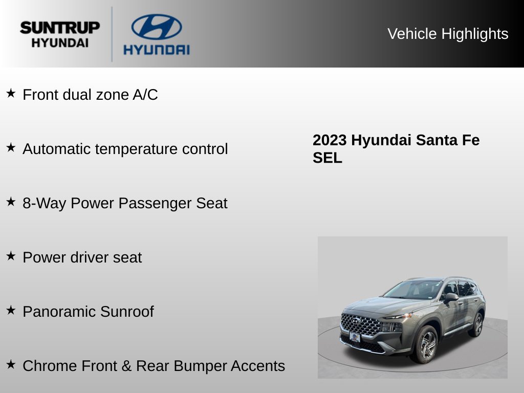 Used 2023 Hyundai Santa Fe SEL w/ Premium Package AWD/4WD image 16