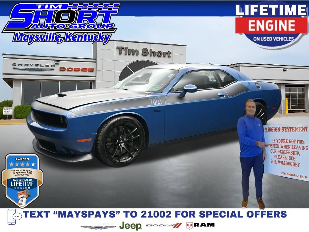 Used 2022 Dodge Challenger R/T Scat Pack w/ T/A Package RWD 360° Tour