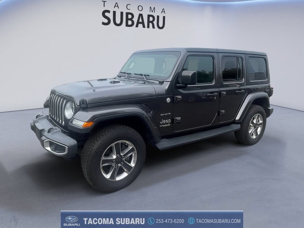 Used 2020 Jeep Wrangler Unlimited Sahara w/ Uconnect 4C Nav & Sound Group