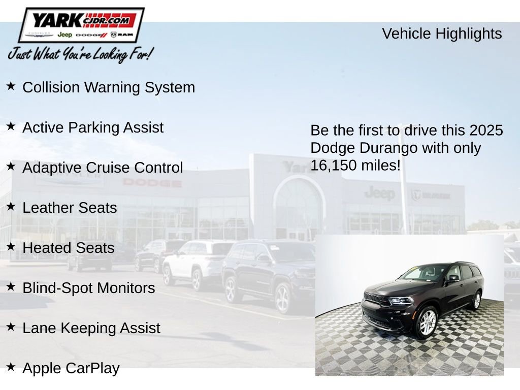 Certified 2025 Dodge Durango GT image 13