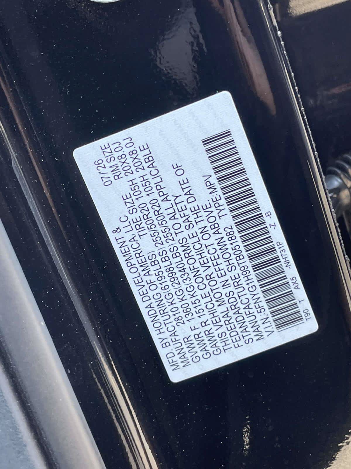 Used 2026 Honda Pilot Black Edition image 14