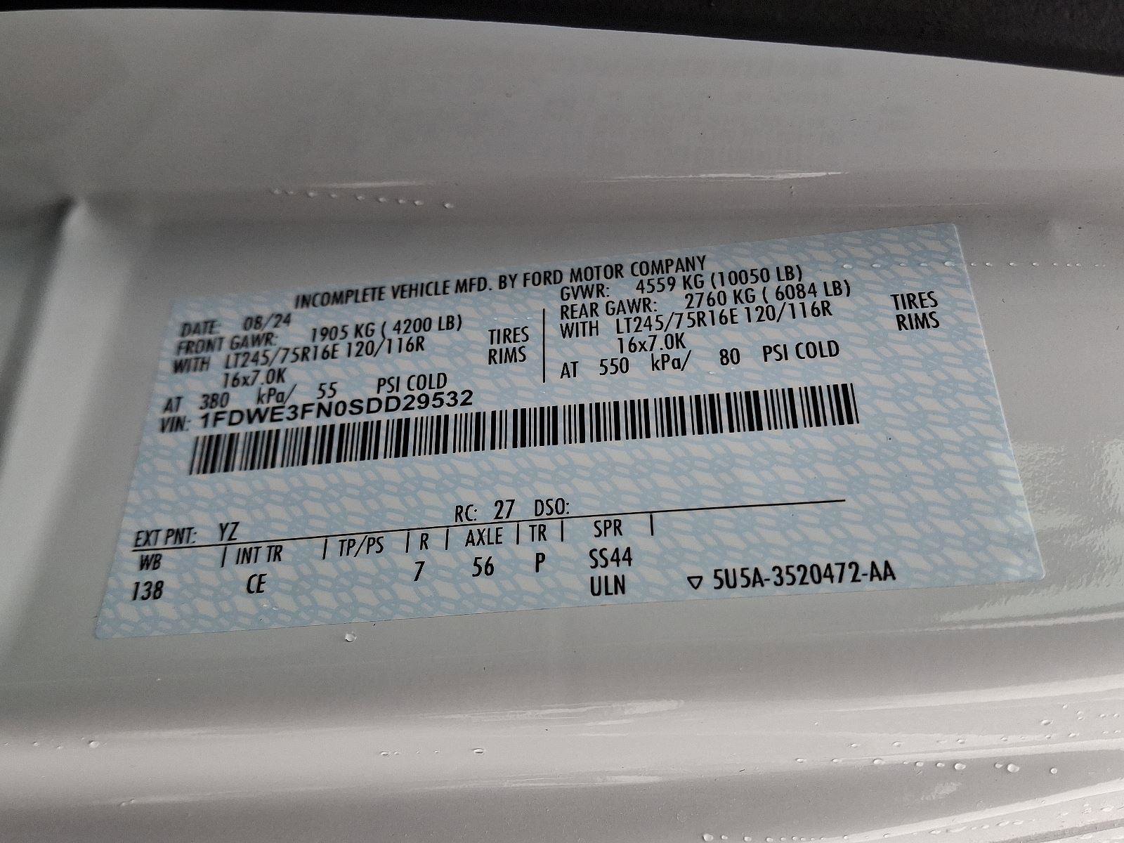 New 2025 Ford E-350 and Econoline 350 Super Duty w/ Power Equipment Group image 10