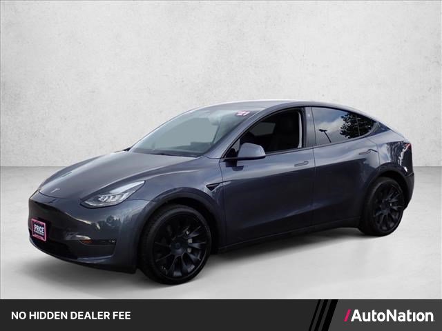 Used 2021 Tesla Model Y Long Range AWD/4WD image 1