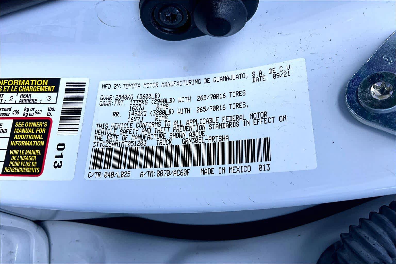 Certified 2021 Toyota Tacoma TRD Pro AWD/4WD image 34