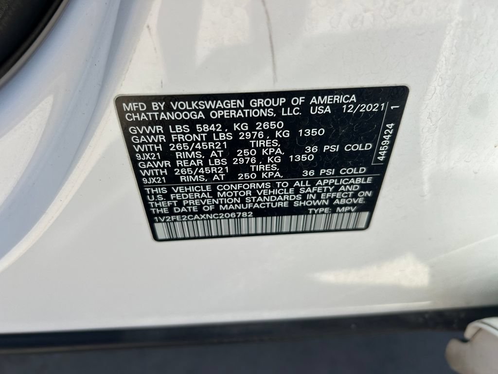 Used 2022 Volkswagen Atlas Cross Sport SEL Premium R-Line AWD/4WD image 10