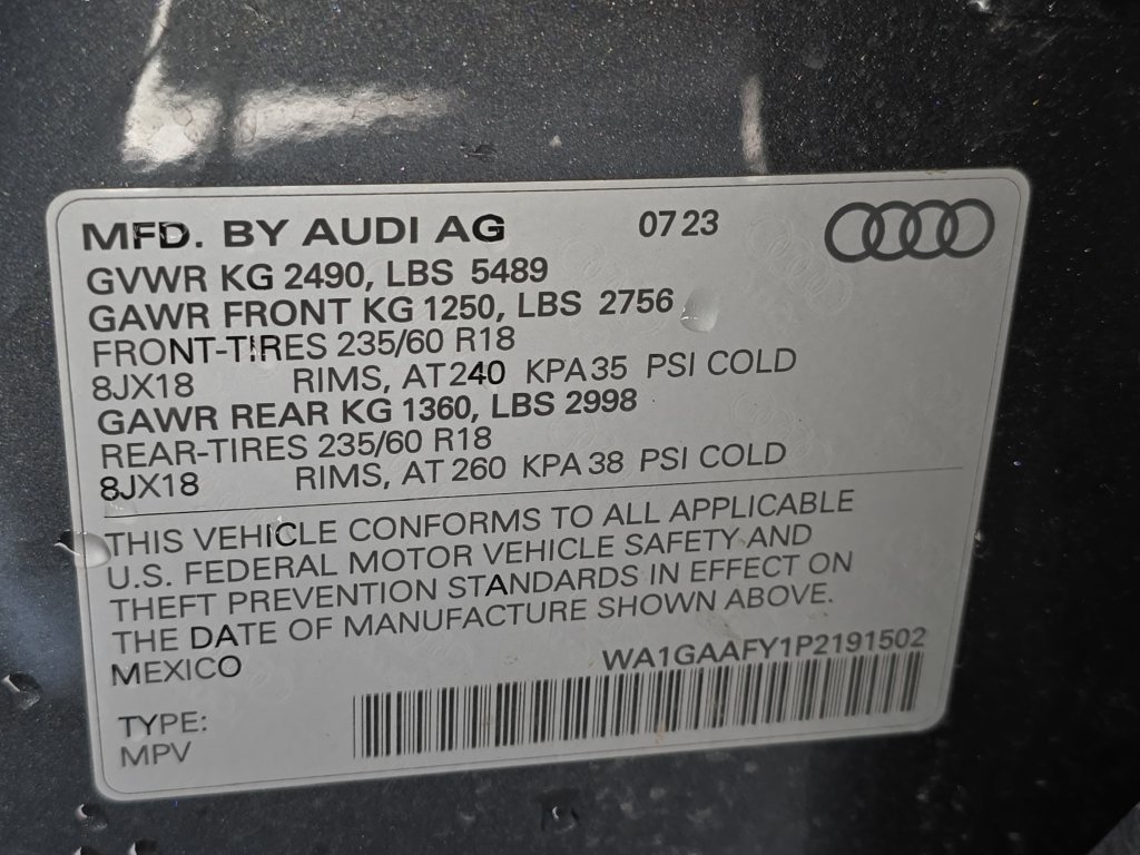 Certified 2023 Audi Q5 2.0T Premium w/ Convenience Package AWD/4WD image 34