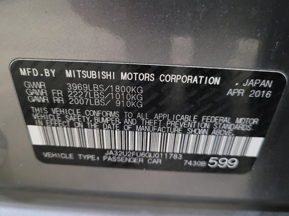 Used 2016 Mitsubishi Lancer ES image 33