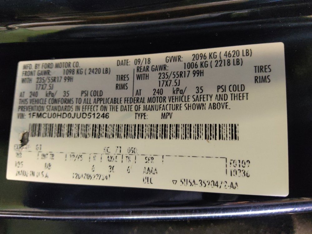 Used 2018 Ford Escape SEL FWD image 33