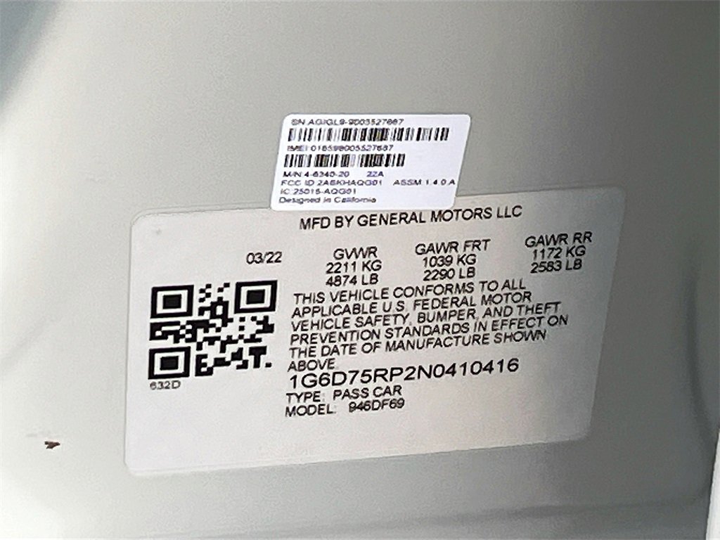 Used 2022 Cadillac CT4 V Blackwing w/ Driver Assist Package image 33