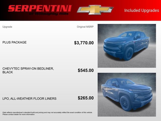 New 2026 Chevrolet Silverado EV LT w/ Plus Package AWD/4WD image 37