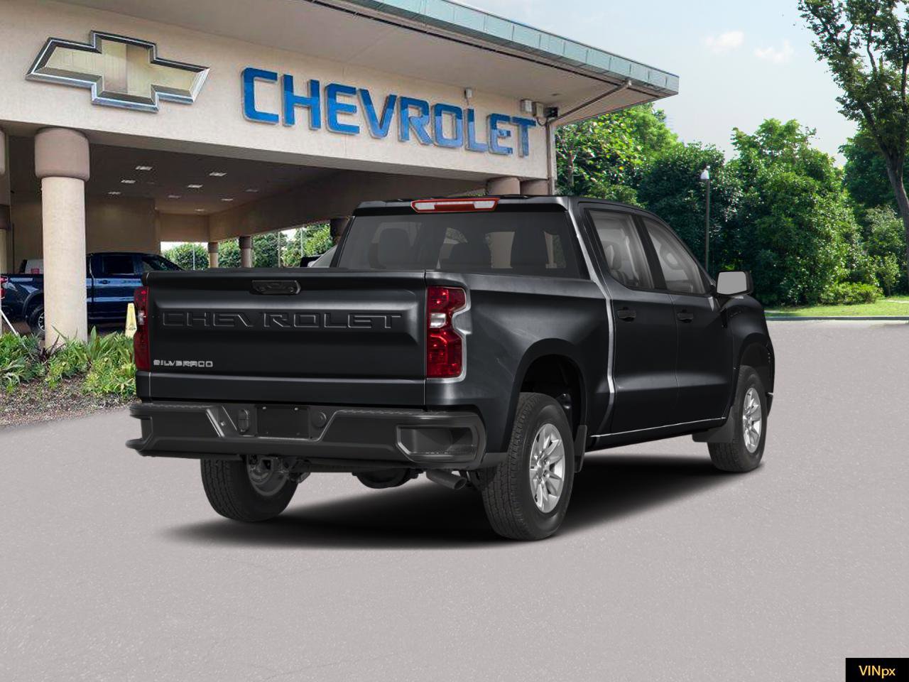 New 2026 Chevrolet Silverado 1500 Custom w/ Turbomax Blackout Package image 2
