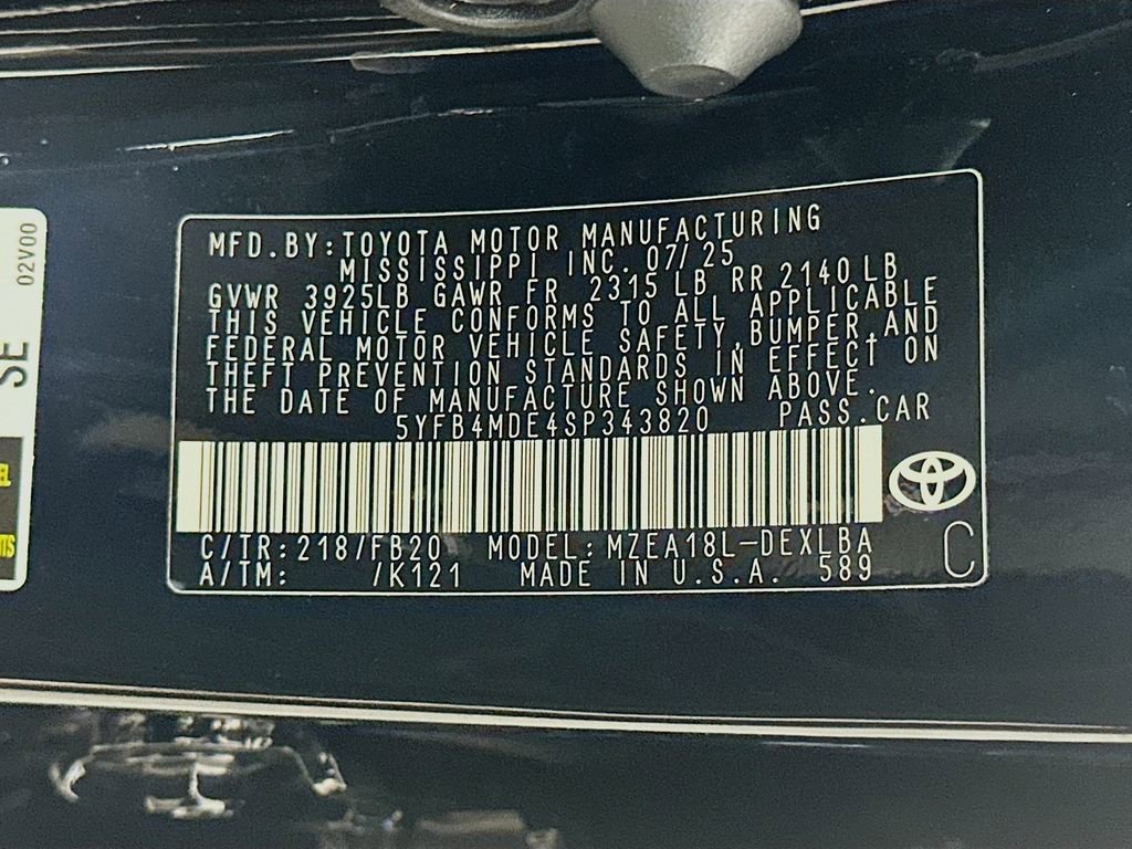 Certified 2025 Toyota Corolla LE FWD image 30