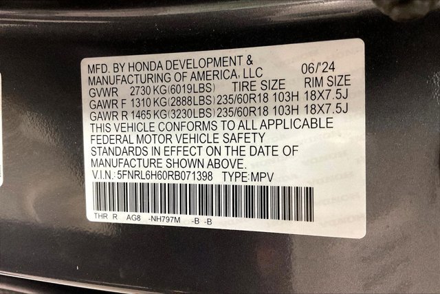 Used 2024 Honda Odyssey EX-L image 45