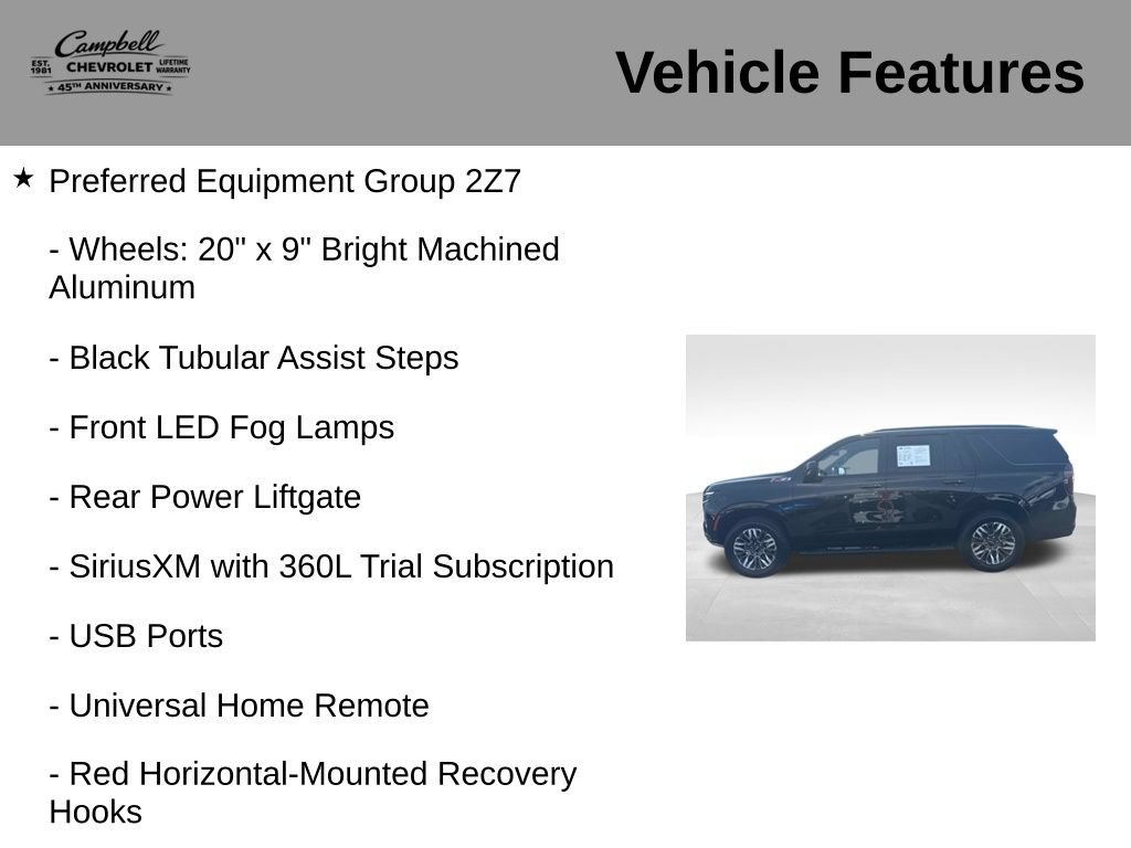 Used 2025 Chevrolet Tahoe Z71 AWD/4WD image 16
