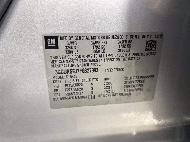 Used 2015 Chevrolet Silverado 1500 LTZ AWD/4WD image 26
