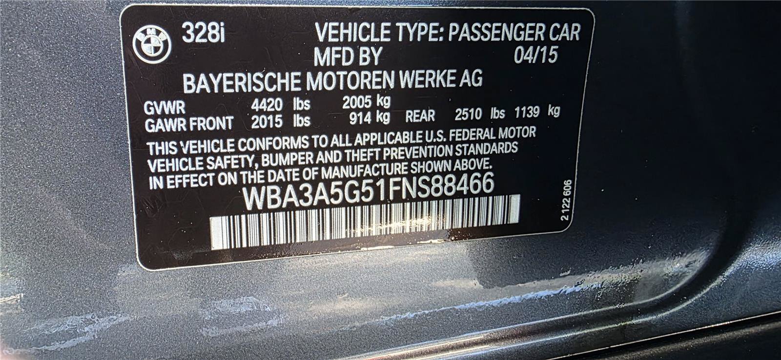 Used 2015 BMW 328i Sedan RWD image 21