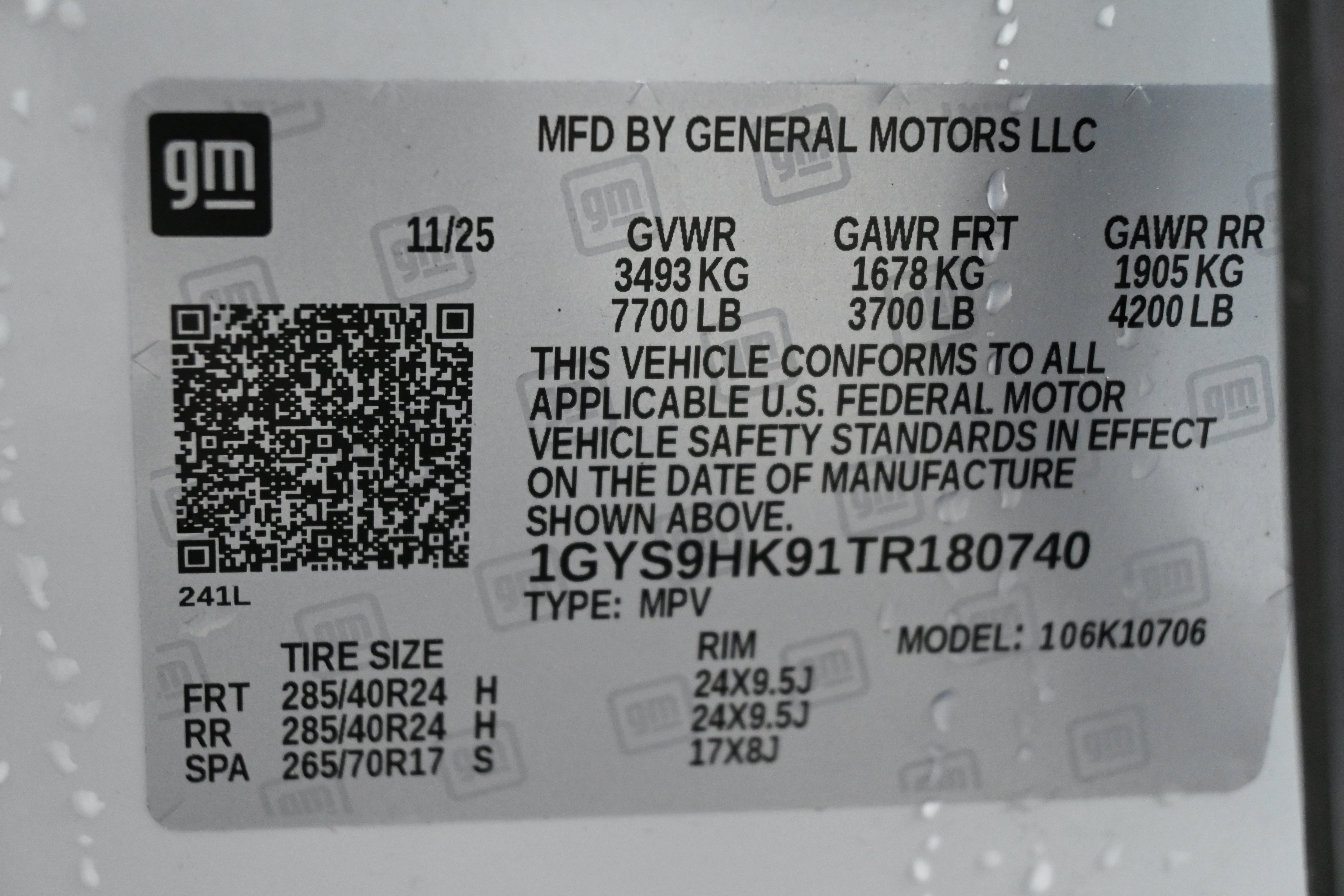 Used 2026 Cadillac Escalade V w/ LPO, ONYX Package AWD/4WD image 58