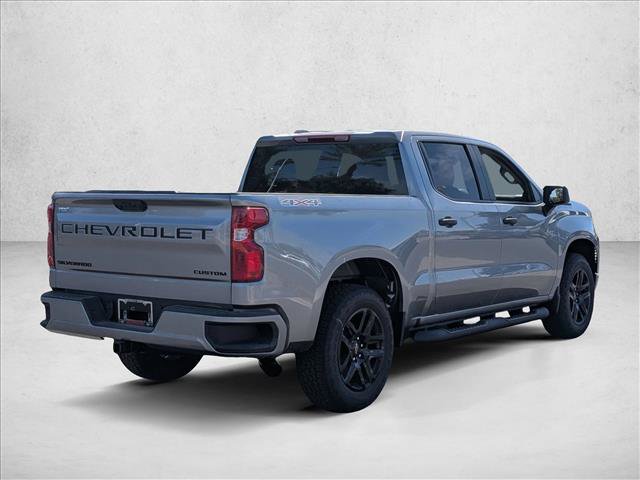 New 2026 Chevrolet Silverado 1500 Custom w/ Turbomax Blackout Package AWD/4WD image 2