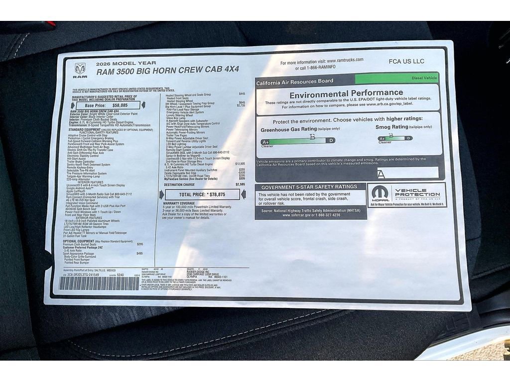 New 2026 RAM 3500 Big Horn image 14