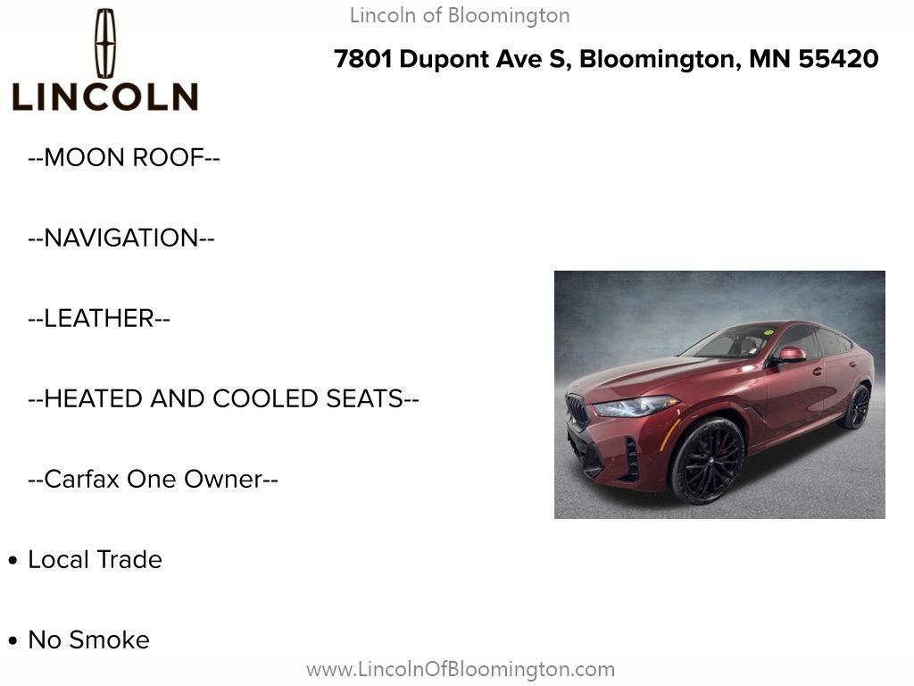 Used 2024 BMW X6 xDrive40i w/ Executive Package AWD/4WD image 5