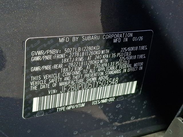 New 2026 Subaru Outback Limited image 11