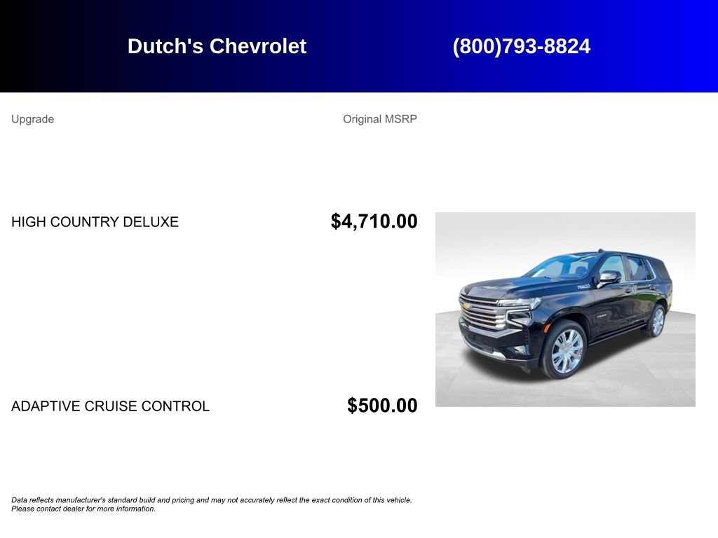 Used 2023 Chevrolet Tahoe High Country AWD/4WD image 6