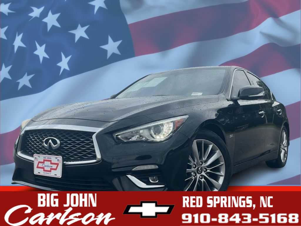 Used 2019 INFINITI Q50 Luxe w/ Cargo Package (L96) RWD image 1