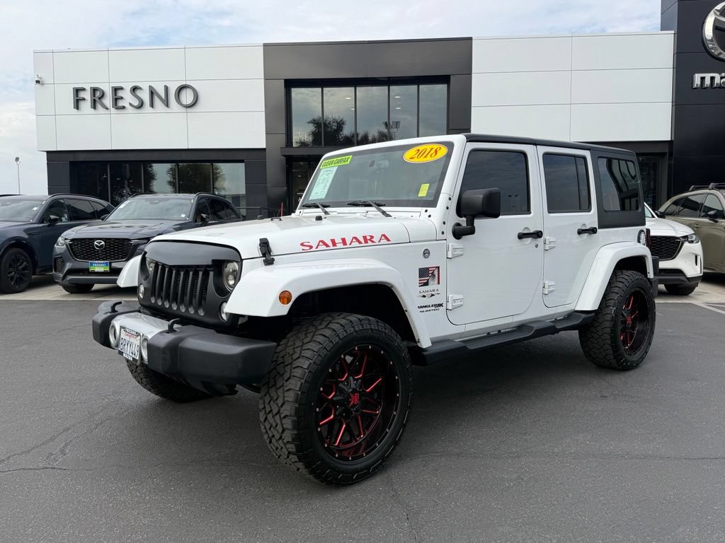 Used 2018 Jeep Wrangler Unlimited Sahara AWD/4WD image 4
