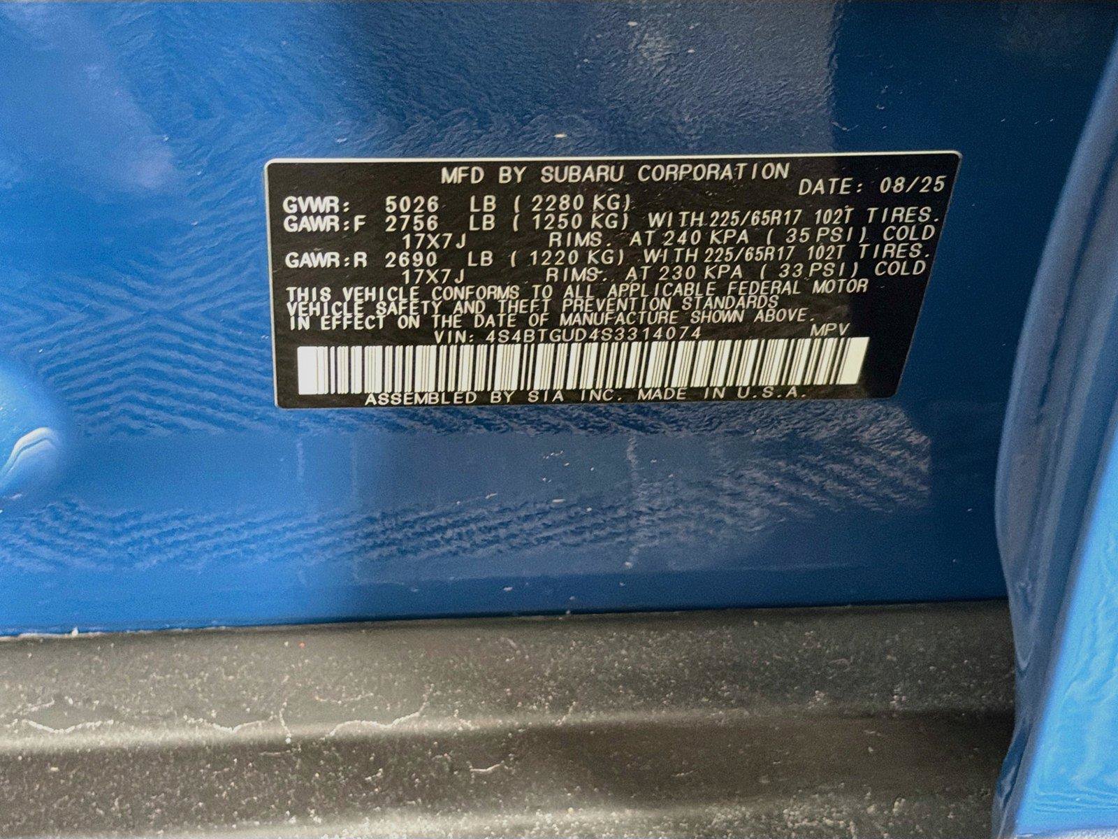 Used 2025 Subaru Outback Wilderness AWD/4WD image 40