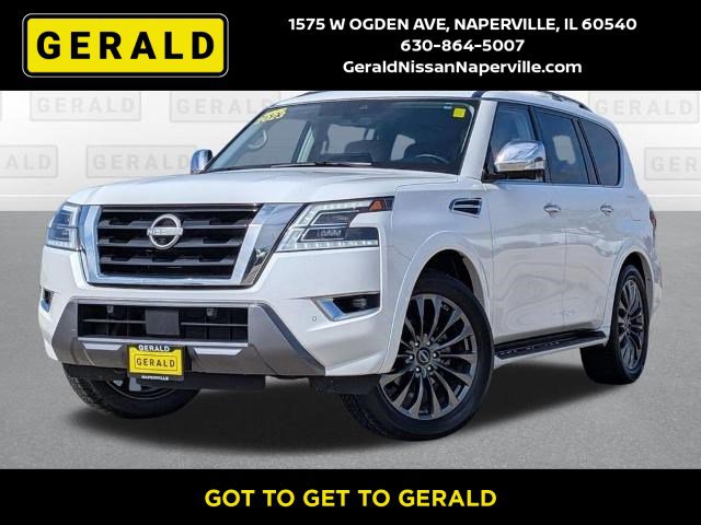 Certified 2023 Nissan Armada Platinum w/ Captain's Chairs Package image 1