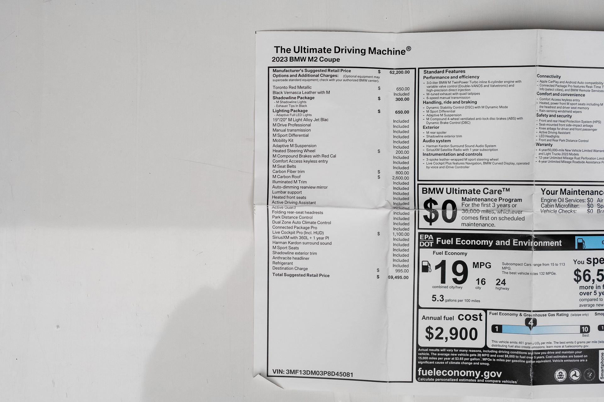 Used 2023 BMW M2 w/ Lighting Package image 80