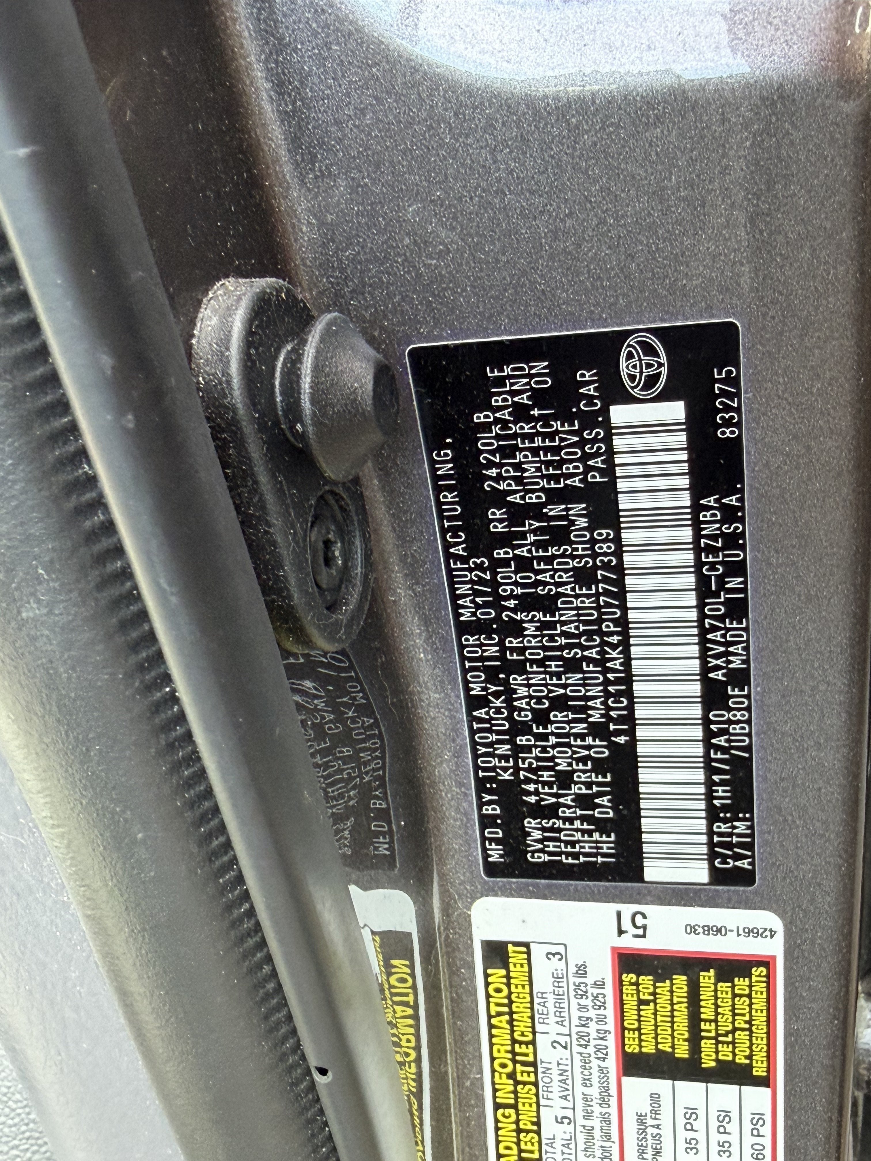 Used 2023 Toyota Camry LE FWD image 22