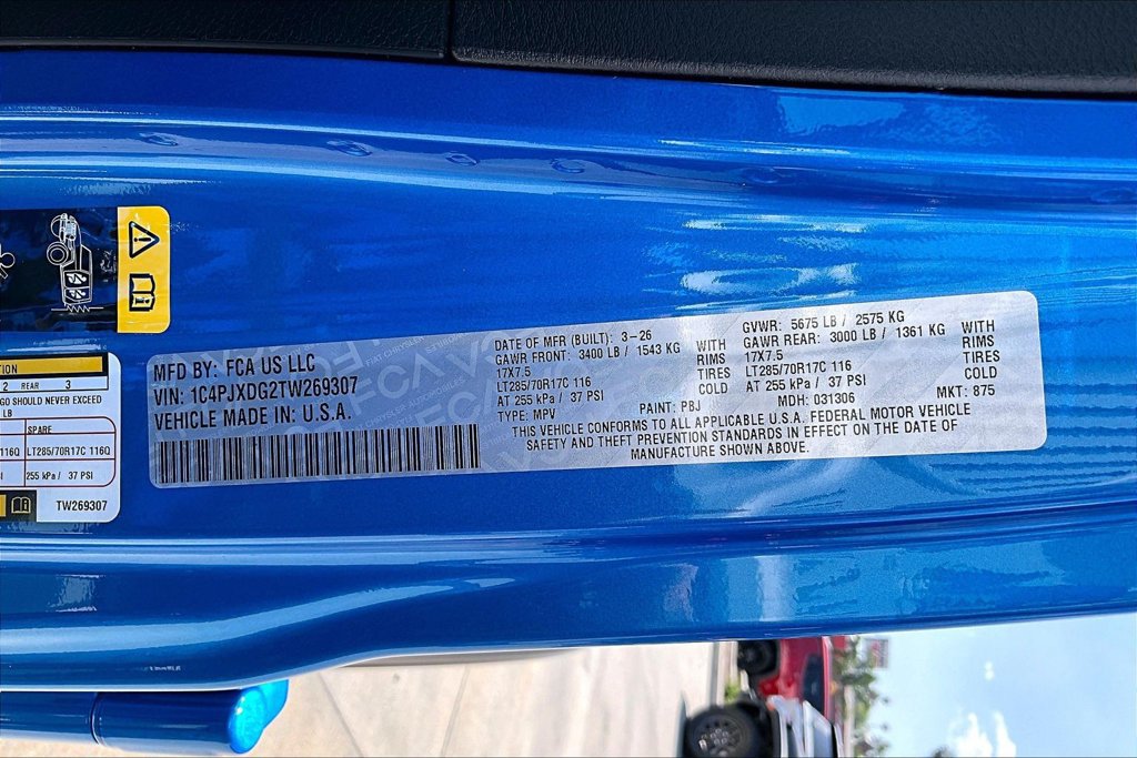 New 2026 Jeep Wrangler Unlimited Sport AWD/4WD image 34