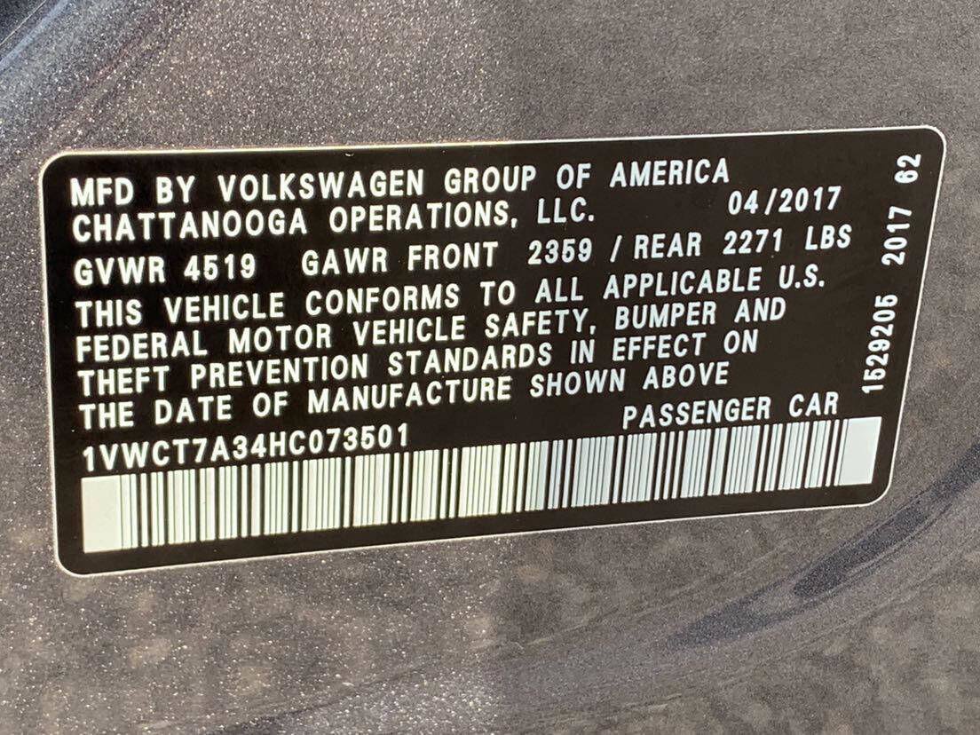 Used 2017 Volkswagen Passat 1.8T SEL Premium FWD image 39