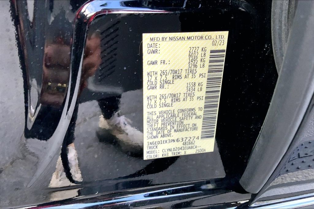 Used 2023 Nissan Frontier PRO-4X w/ Pro Convenience Package image 14
