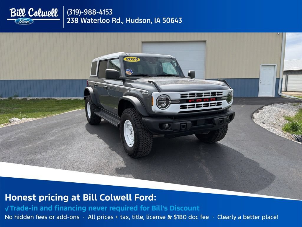 Used 2025 Ford Bronco Heritage Edition AWD/4WD image 1