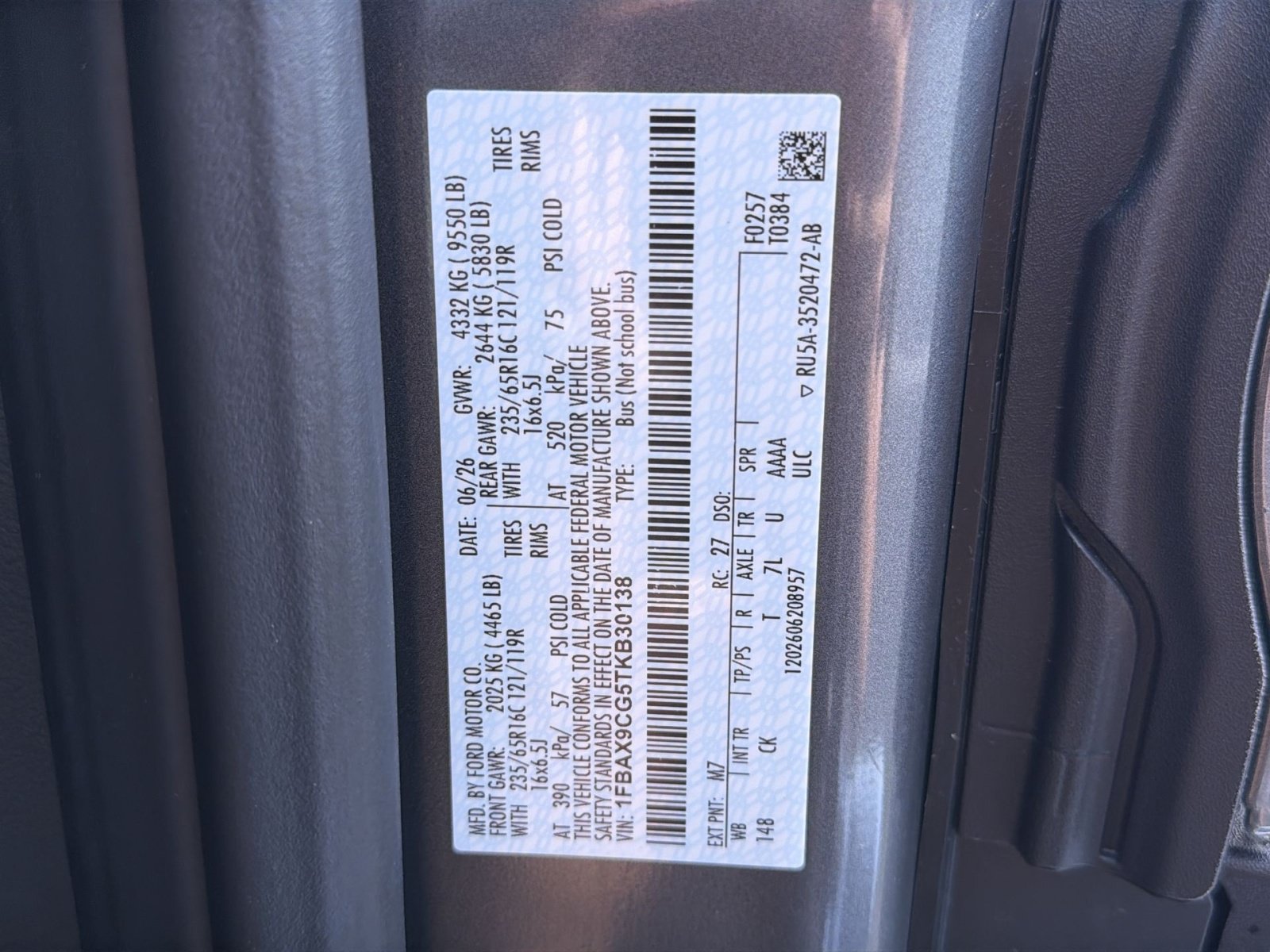 New 2026 Ford Transit 350 XLT AWD/4WD image 40