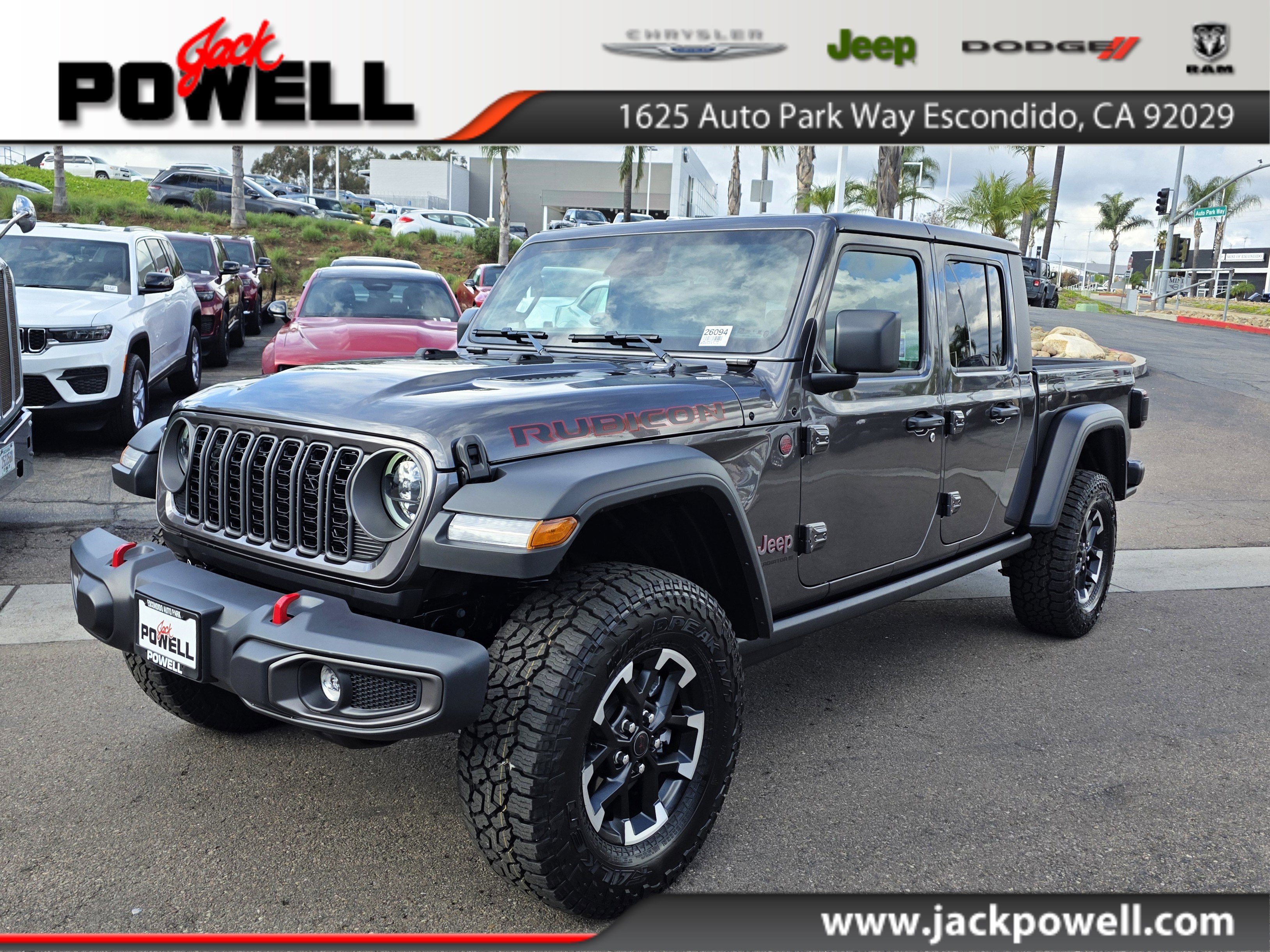 New 2026 Jeep Gladiator Rubicon w/ Steel Power Dome Hood Package image 1