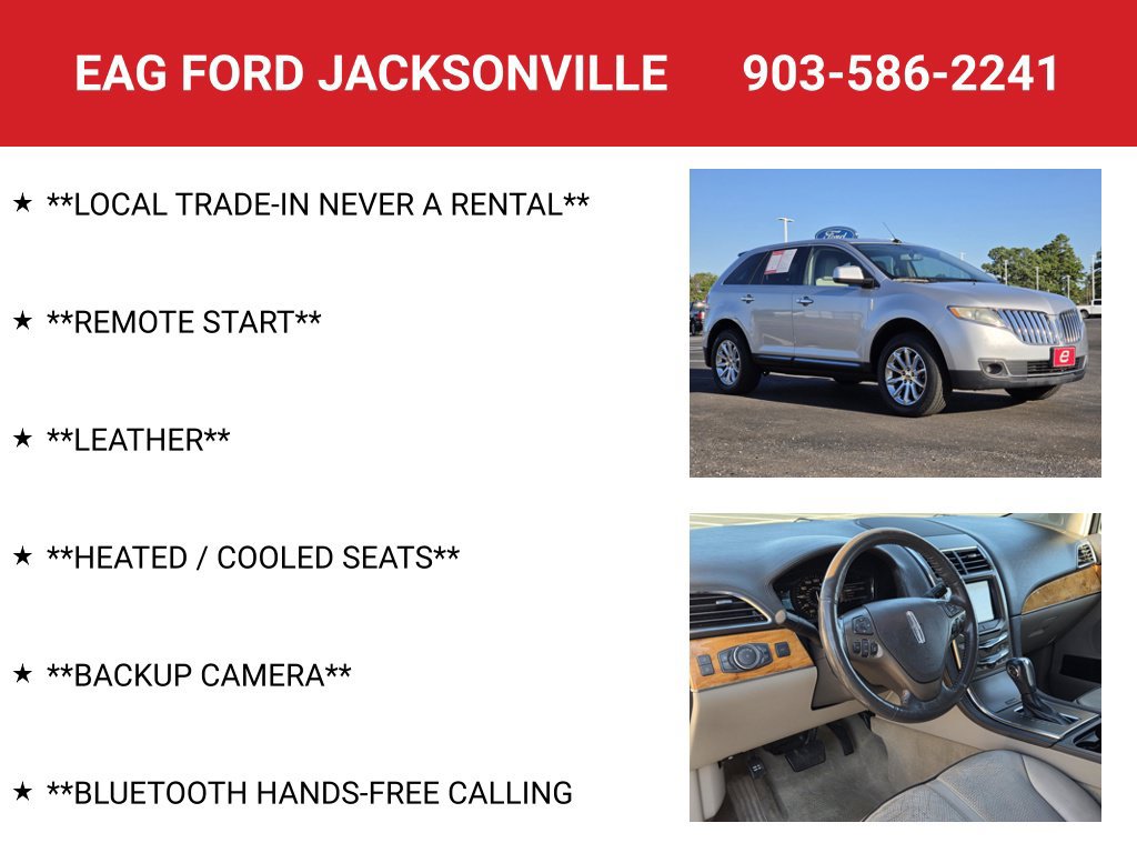 Used 2011 Lincoln MKX 2WD w/ 101A Rapid Spec Order Code image 4