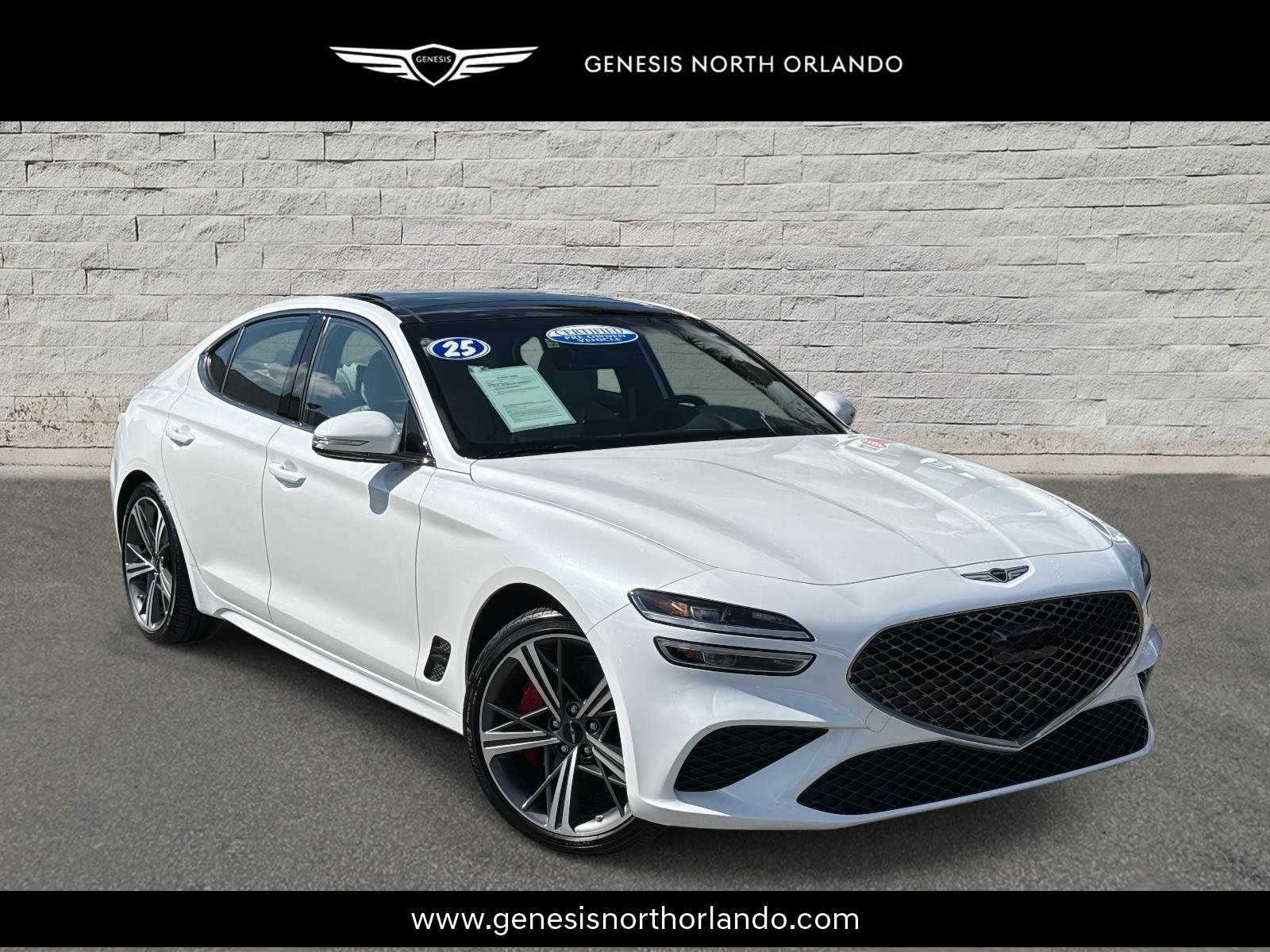 Certified 2025 Genesis G70 2.5T w/ Sport Prestige Package image 1