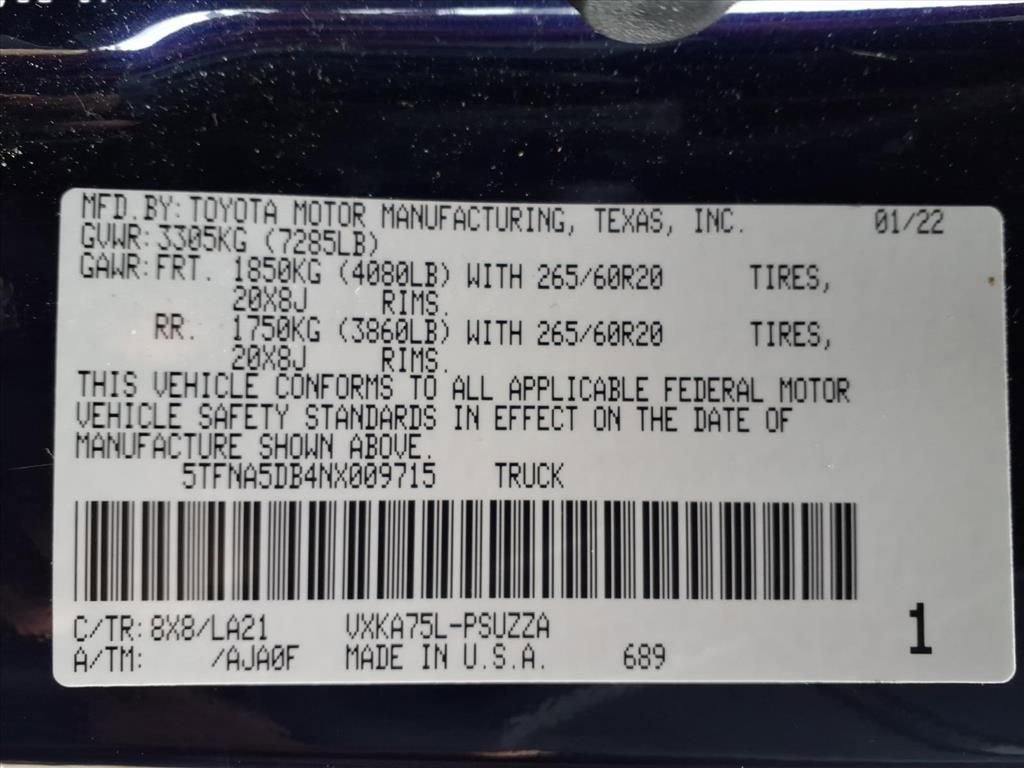 Used 2022 Toyota Tundra Platinum image 33