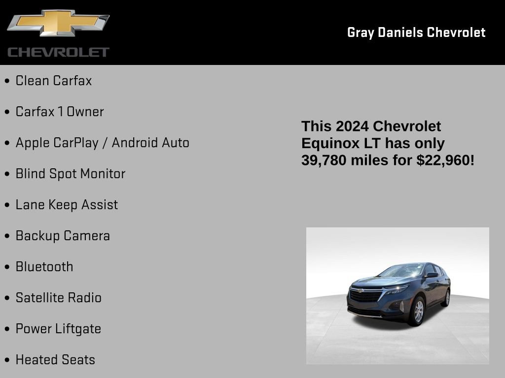 Certified 2024 Chevrolet Equinox LT w/ Driver Convenience Package image 7