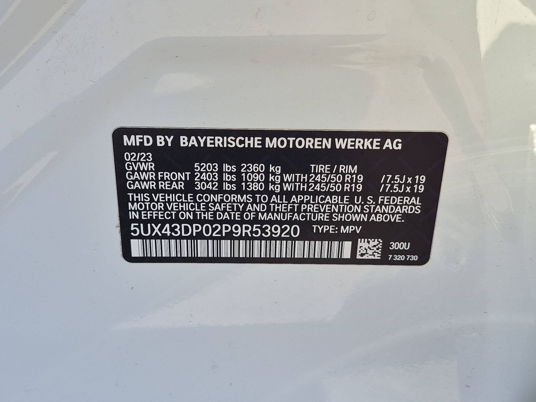 Certified 2023 BMW X3 sDrive30i w/ M Sport Package RWD image 35