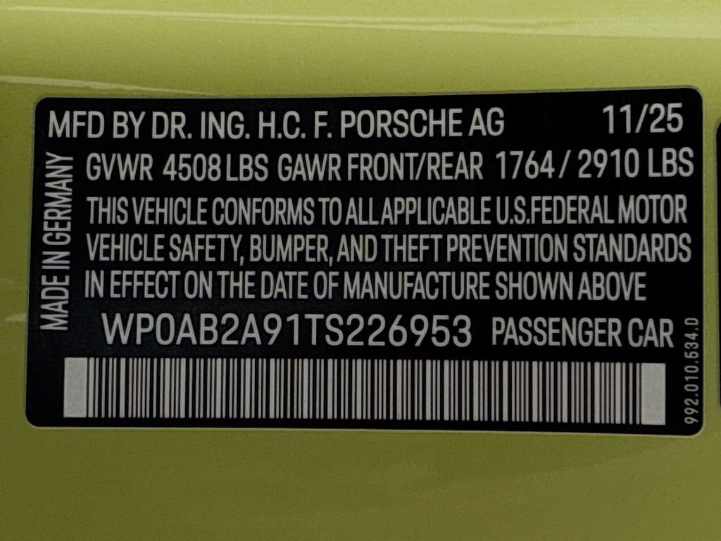 Certified 2026 Porsche 911 Carrera GTS RWD image 12