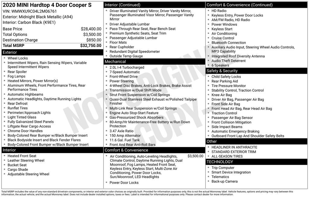 Used 2020 MINI Cooper S image 30