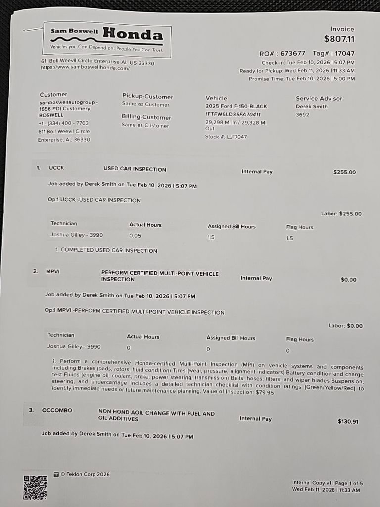 Used 2025 Ford F150 King Ranch w/ FX4 Off-Road Package image 58